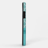 ヴィンテージかわいらしアクア&ホワイトラティスiPhone 5ケース Case-Mate iPhoneケース (裏面/右)