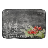 ヴィンテージかわいらしアジアンバスルーム バスマット (正面)