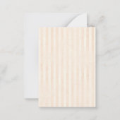 ヴィンテージかわいらしキノコとフローラモノグラム ノートカード (裏面)