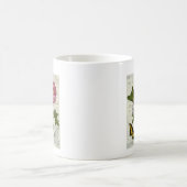 ヴィンテージかわいらしコラージュ コーヒーマグカップ (中央)