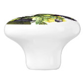 ヴィンテージかわいらしパンジーの庭の花のパターン セラミックノブ (側面)