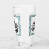 ヴィンテージかわいらしビーハイブとダマスク タンブラーグラス (右)