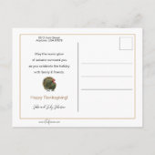 ヴィンテージかわいらしファームガール ポストカード (裏面)