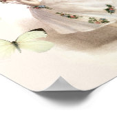 ヴィンテージかわいらしフェアリーガーリーバレリーナ ポスター (角)