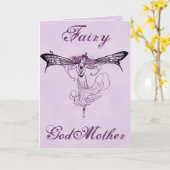 ヴィンテージかわいらしフェアリーデカール カード (黄色い花)