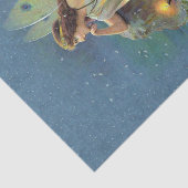 ヴィンテージかわいらしフェアリー妖精ハープキャンドル海 薄葉紙 (詳細)