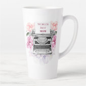 ヴィンテージかわいらしフローラママデーマグ カフェラテマグ (右)