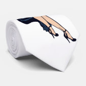 ヴィンテージかわいらしブロンドレトログラモールガールピンナップ ネクタイ (ロール)