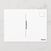 ヴィンテージかわいらしレディーコーヒおもしろいー葉書 ポストカード (裏面)