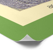 ヴィンテージかわいらし姉妹読の引用文付き本 ポスター (角)