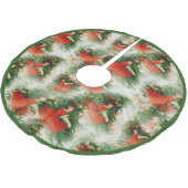 ヴィンテージかわいらし小さな女の子 ブラッシュドポリエステルツリースカート (アングル)