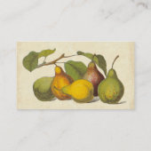 ヴィンテージかわいらし梨ファーマーズマーケット、八百屋 名刺 (裏面)