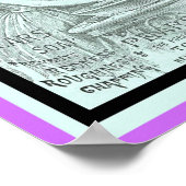 ヴィンテージかわいらし石鹸と手洗いコピーc.1880 ポスター (角)