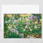 ヴィンテージかわいらし花ウィンドフラワーイラストレーション (正面/裏面)