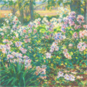 ヴィンテージかわいらし花ウィンドフラワーイラストレーション シール (正面)