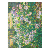 ヴィンテージかわいらし花ウィンドフラワーイラストレーション テーブルクロス (正面)