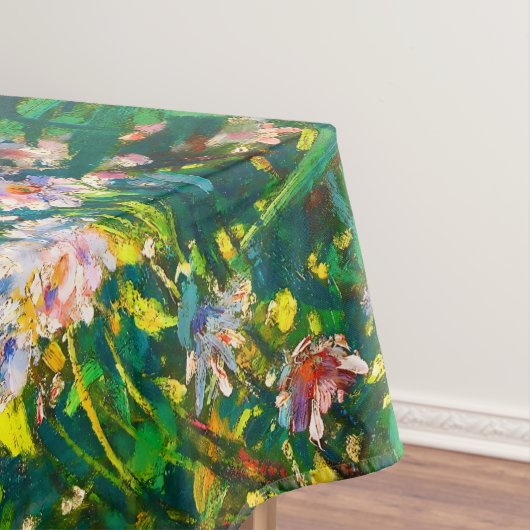 ヴィンテージかわいらし花ウィンドフラワーイラストレーション テーブルクロス (インサイチュ)