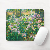 ヴィンテージかわいらし花ウィンドフラワーイラストレーション マウスパッド (マウス)