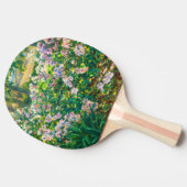 ヴィンテージかわいらし花ウィンドフラワーイラストレーション 卓球ラケット (横)