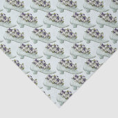 ヴィンテージかビクトリアンな花の靴 薄葉紙 (詳細)