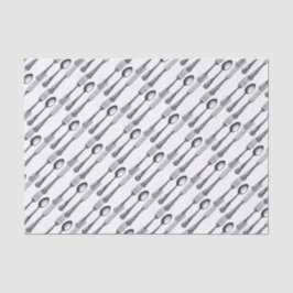 ヴィンテージかビクトリアンな食事用器具類 薄葉紙