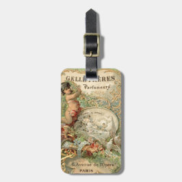 ヴィンテージかビクトリア時代の人のフランス人のラベル ラゲッジタグ