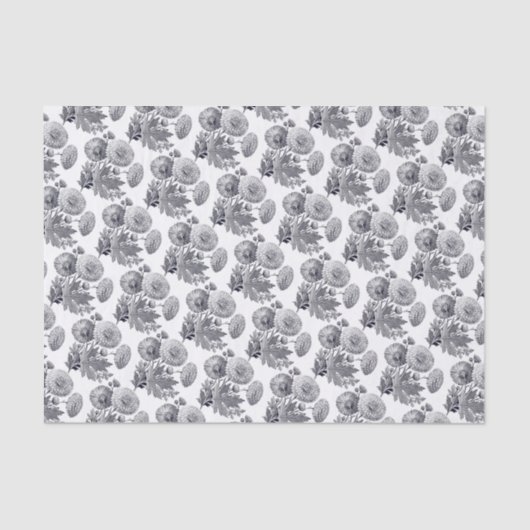 ヴィンテージかビクトリア時代の人の花の刻むこと 薄葉紙 (正面)