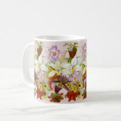 ヴィンテージか旧式な蘭コーヒーまたは茶マグ コーヒーマグカップ (正面左)