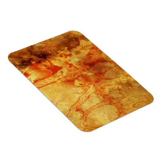 ヴィンテージがこぼれた赤 マグネット (右側)