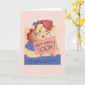 ヴィンテージがすぐによくなるカード カード (黄色い花)