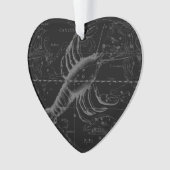 ヴィンテージがんコンステレーションマップHevelius 1690 オーナメント (正面)