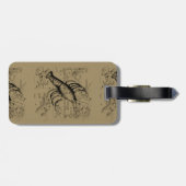 ヴィンテージがんコンステレーションマップHevelius 1690 ラゲッジタグ (裏面横)