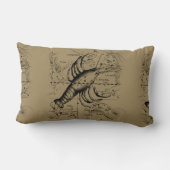 ヴィンテージがんコンステレーションマップHevelius 1690 ランバークッション (裏面)