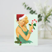 ヴィンテージがクリスマスを飾る シーズンポストカード (スタンド正面)