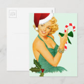 ヴィンテージがクリスマスを飾る シーズンポストカード (正面/裏面)