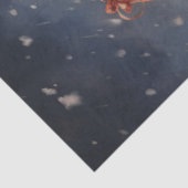 ヴィンテージがサンタクロースをプレゼントで迎える 薄葉紙 (詳細)