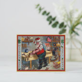 ヴィンテージがサンタメリークリスマス工房 シーズンポストカード (スタンド正面)