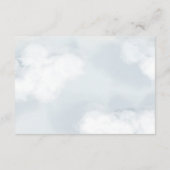 ヴィンテージがシャワーのベビーリクエスト エンクロージャーカード (裏面)