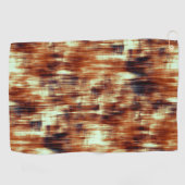 ヴィンテージがベージュの上で茶色または珊瑚の汚れ ゴルフタオル (横)