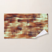 ヴィンテージがベージュの上で茶色または珊瑚の汚れ バスタオルセット (ハンドタオル)