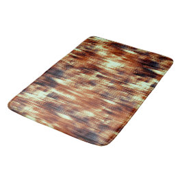 ヴィンテージがベージュの上で茶色または珊瑚の汚れ バスマット