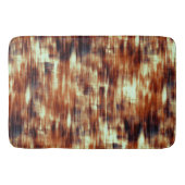 ヴィンテージがベージュの上で茶色または珊瑚の汚れ バスマット (正面)