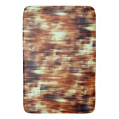 ヴィンテージがベージュの上で茶色または珊瑚の汚れ バスマット (正面縦)