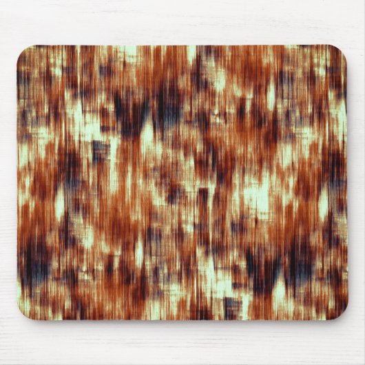 ヴィンテージがベージュの上で茶色または珊瑚の汚れ マウスパッド (正面)