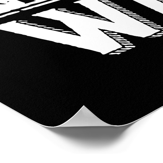 ヴィンテージが世界平和ではなく愛を作る ポスター (角)