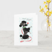 ヴィンテージが元気になる カード (黄色い花)