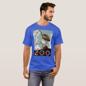 ヴィンテージが動物園を訪問 Tシャツ (正面フル)