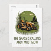 ヴィンテージが呼び寄せていて刈らねばならないおもしろい ポストカード (正面/裏面)