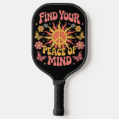 ヴィンテージが心の平安を見つける ピックルボールラケット (裏面)