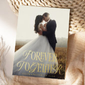 ヴィンテージが永遠に一緒結婚に発表 箔招待状